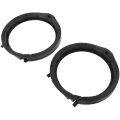 1set Car Speaker Connector Harness Adapter for Honda Accord Civic & 2Pcs Black 6.5 Inch Car Speaker Spacer Adaptor Rings. 