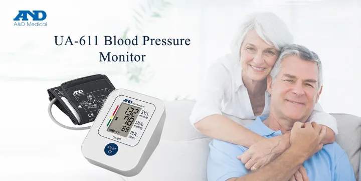 A&D UA-611 Digital Blood Pressure Monitor – BIHS & ESH Approved ...