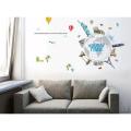 JM7260 Wrold Travel Vinyl wall sticker decal art Global Village bedroom Kids Room Wall Decor. 