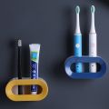 Electric Toothbrush Holder for Bathroom Wall Mounted Holder Self-adhesive Stand Rack Storage Rack Bathroom Accoessories Set. 