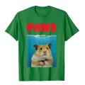 Paws Hamster Funny T-Shirt Parody Hammy Lover Gifts Cotton Moto Biker Tees Fashion Youth T Shirt Summer. 