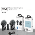 F11 2:1 Wireless Microphone for iPhone, Android, and Camera. 