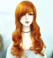 One Piece Wig Anime Two Years Later Nami COS Long Curly Hair Orange Big Waves Wig. 
