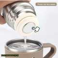Vacuum Flask Set With 3 Cups, 500 Ml. 