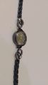 Watch for girls|woman|ladies|gift|Elegant Black Bracelet Watch with Crystal Accents for girl and woman. 