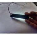 GLOWING LED NAME PLATE CUSTOM MADE SELF ADHESIVE LED DC12 VOLT FOR CAR MOTORCYCLE UNIVERSAL FOR BONNET BUMPERER DECAL PVC. 