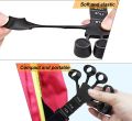 Online Karachi Black Finger Gripper, Silicone Finger Gripper, Hand Gripper , Guitar Finger, Forearm Trainer , Finger Strengthener, Hand Strengthener For Workout - 1 PC - CC KS. 