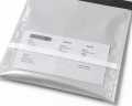 Courier Flyer Bag with Full Width Label Pocket | Self Adhesive Tamper Proof | Waterproof Packaging | 7x9, 8x11, 10x14, 12x16. 