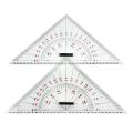 NANLIY- Chart Drawing Triangle Ruler for Ship Drawing 300mm Large-Scale Triangle Ruler for Distance Measurement Teaching Eneering Design. 