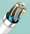 For Blackview Bv 9700 9600 6800 9500 Oukitel U25 23/18 Wp2 P10000 pro K10 K9 Ulefone DOOGEE USB-C cordUSB Type C charger Cable. 