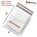 High Quality Mini Courier Flyer Address Pocket 5*8 Size Ecommerce Shopping Flyers Bags. 