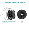 Strimmer Spool Replacement for Bosch, 8Pcs String Trimmer Spool Compatible with Bosch Grass Trimmer Art 23 SL. 