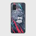 Samsung Galaxy A51 Cover - SkinLee HQ Infinity Glass Case (Soft) - Abstract Animated Lion - SKINLEE-538-1-799-432. 