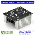 300w 20A CC CV Adjustable Buck Converter DC-DC Constant Current Constant Voltage Adjustable Step-Down Voltage Module 20A 300W for Solar Charge Controller LED Driver with ON/OFF Switch by Electrica. 