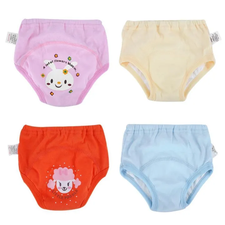 NYT%204Pc%20/%20Baby%20Training%20Pants%20Potty%20Training%20Underwear%20Toddlers%20Boys%20Rls%20Cartoon%20Cute%204-Layer%20Waterproof%20Diapers%20-%20Image%204