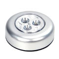 LED Tap Touch Cabnet Kitchen Light | One Touch Operated Light | Stick Pat Lamp 3 Led Kitchen Cabinet Light | Night Light Battery-powered Bedside Emergency Cabnet  Lamps. 
