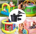 Electric Air Pump Portable Two Way Electric Air Pump with 3 Nozzles Quick-Fill Inflator/Deflator Pumps for Outdoor Camping Inflatable Cushions Air Mattress Bed Boat Swimming Ring. 
