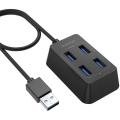 dodocool USB 3.0 Hub, 4-Port SuperSpeed (up to 5 Gbps) Mini USB Hub, with 1m cable for Windows & macOS Desktop Ultrabook Laptop. 