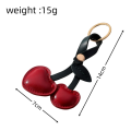 Cute Keychain Novelty Red 3D Bag Pendant Versatile Charm for Gift Personalization Women's Accessory Car Decoration Handbag. 