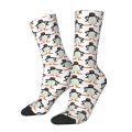 Funny Happy Sock for Men Pingu Harajuku Penguin Animal Quality Pattern Printed Crew Sock Casual Gift. 