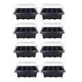 Lids 12 Cells Seed Starter Tray Plastic Seed Propagator Tray Set. 