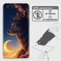 OnePlus 5T Back Skin - Design 5 - Mighty Wolf Skin Wrap Back Sticker. 