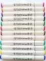Set of 12 and 24 Superior Touch Copic twin art sketch double headed Art marker Permanent marker sketching marker graphic marker MS-888. 