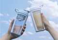 600ml Health Shaker Bottle Milkshake Whey Protein Powder Transparent Sport Water Bottle Gym Shaker Summer botella agua Drinkware. 