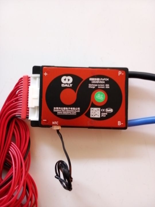 DALY H Series Standard LiFePO4 battery BMS 48V 16S 60A with NTC Sensor Balance Function