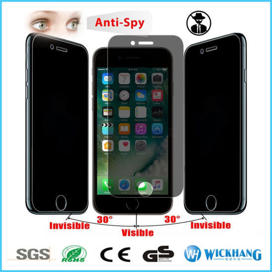 iPhone 6 plus/6s plus Privacy 3D Tempered Glass Screen Protector-Privacy Glass with Gorilla Glass_iPhone 6 plus Privacy Glass