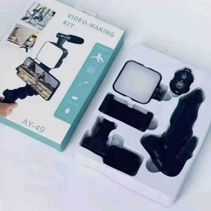 Video%20Making%20kit,%20with%20tripod%20stand,%20Microphone,%20Led%20Light,%20Mobile%20Holder%20ALL%20IN%20ONE%20VLOGGING%20Kit%20Tripod%20Shoot%20Video%20Ay-49%20Video%20Making%20Vlogging%20Kit%20Tripod%20-%20Image%206