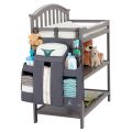 Baby Nursery Organizer Diaper Caddy Hanging Diaper Organizer for Changing Table and Crib, Diaper Stacker and Crib Organizer,Dexbaby Diaper Caddy and Nursery Organizer for Baby Essentials, Gray. 