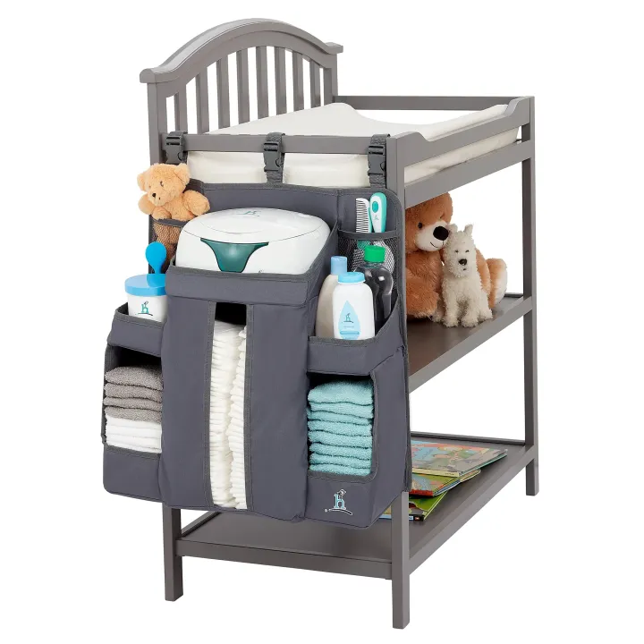 Baby%20Nursery%20Organizer%20Diaper%20Caddy%20Hanging%20Diaper%20Organizer%20for%20Changing%20Table%20and%20Crib,%20Diaper%20Stacker%20and%20Crib%20Organizer,Dexbaby%20Diaper%20Caddy%20and%20Nursery%20Organizer%20for%20Baby%20Essentials,%20Gray%20-%20Image%202
