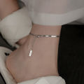 Charm Silver Stainless Steel Snake Chain Anklet For Women Jewelry Foot Chain QUANYIN. 