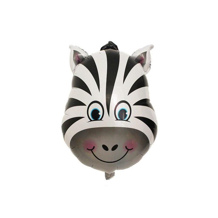 ZEBRA FOIL BALLOON JUNGLE THEME FOIL BALLOON ( 14 INCH )