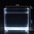Observation Fish Tank 360 Degree Viewing Betta Fish Tank Aquarium for Home Office Decor High Light Transmittance Non-slip Base Ideal for Study Room Desktop Tabletop Fish Tank. 