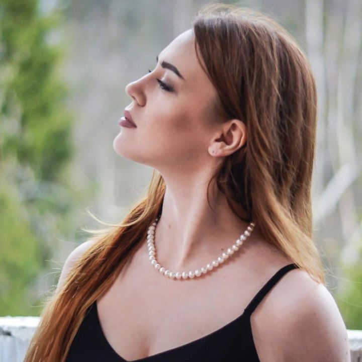 Wholesale Ins Style Simple Temperament Pearl Necklaces Fashion Small Fresh Pearl Necklace for Women Girls