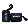 Wrist Wraps for gym, Pair of Wrist Strap for Weightlifting, Powerlifting & Workout Training | Adjustable Heavy Duty Wrist Band for Gym Fitness, Bodybuilding, CrossFit, Exercise | Strong Grip Wrist Support Wrap for Men & Women. 