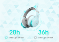 EDIFIER G5BT Cat by HECATE  Ear Wireless Gaming Headset Bluetooth 5.2,45ms Latency,40mm Driver Unit,ENC Dual Mic Multi-platform. 