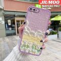 JIUMOO Case For Iphone 7 Plus Case Oil Painting Beautiful Starry Sky Thin Shockproof Square Edge Silicone Casing Full Lens Cover Camera Protect Cases Softcase. 