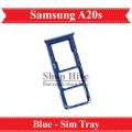 Samsung A20s SIM Tray Sim Jacket Sim Slot Sim Door - Blue. 