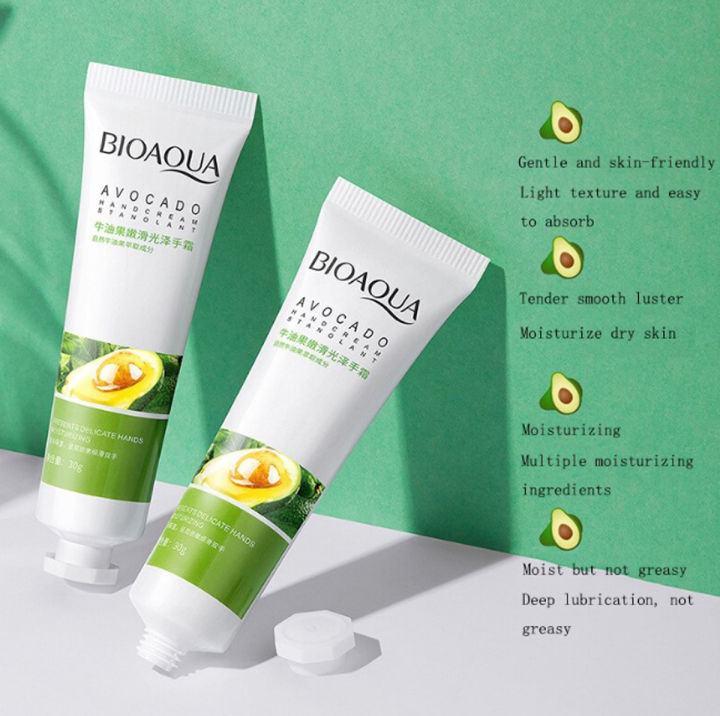 BIOAQUA%20Avocado%20Moisturizing%20Hand%20Cream%20Stanolant%2030g-%20BQY01627%20-%20Image%202