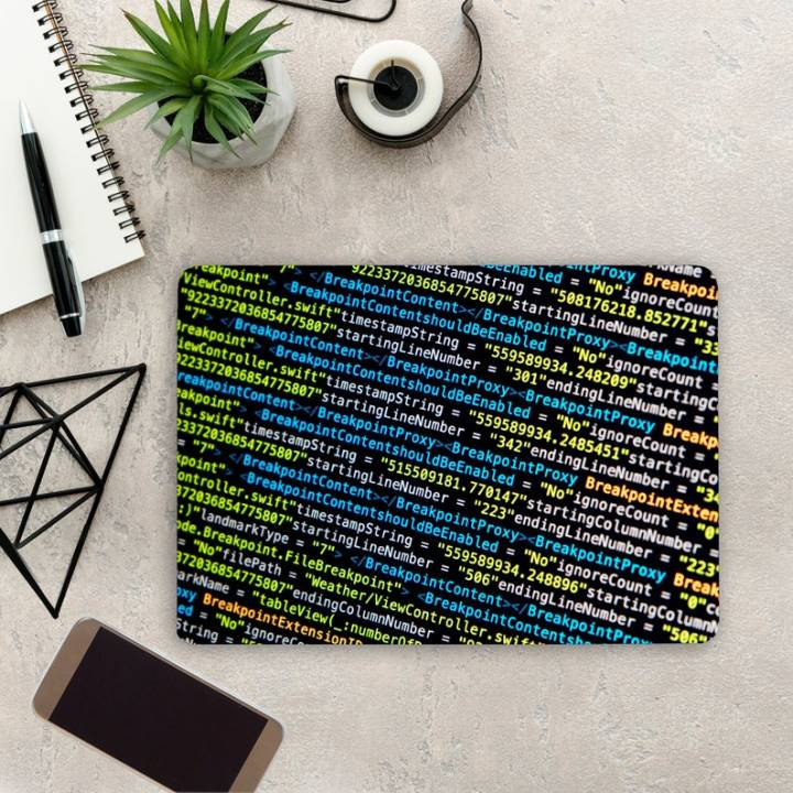Code Programming Laptop Skin Vinyl Sticker Decal, 12 13 13.3 14 15 15.4 15.6 inch Laptop Skin Sticker Cover Art Decal Protector Fits All Laptops