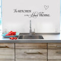 English Letters Kitchen Love Vinyl Wall Sticker on The Wall Decals Art Words Kitchen Background Decoration Stickers Home Decor. 