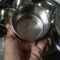 7 Partitions Large Spices Container Round Box Stainless Steel. 