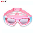 Kids Swim Goggles Anti Flog No Leaking Tempered Swimming Glasses with Earplugs. 