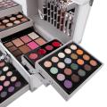 Professional Makeup Kit Set with Eyeshadow Palette, Lip Gloss, Lipstick, Concealer, Brushes. 