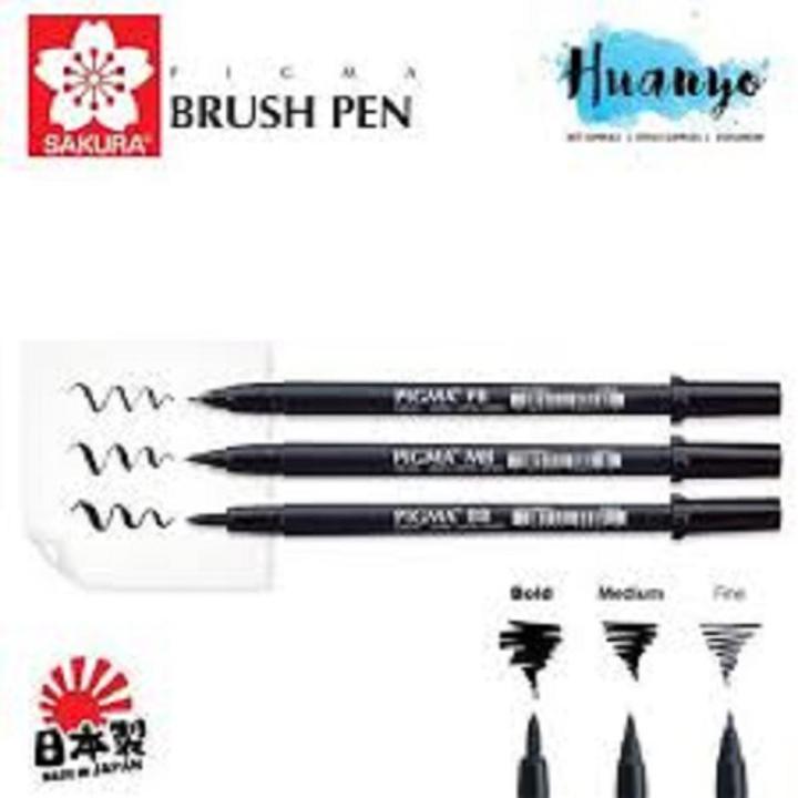 Sakura PIGMA Brush Pen Set of 3(MB+BB+FB)