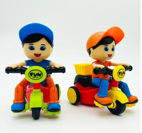 Kids Friction Powered Mini Tricycle Cartoon Scooter Toy with Swing Function Tricycle Cartoon Boy 1pcs Daraz.pk