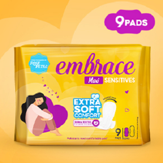 Embrace%20Sensitives%20Maxi%20Thick%20Sanitary%20Pads%20Long%209%20Pads%20-%20Image%202